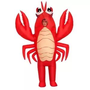 풍선 바닷가재 의상 파티를 위한 여성/남성용 가재 마디 그라/할로윈용 원지