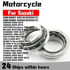 스즈키 DL650 VStrom TL000R SV650 SV650SA ABS 용 오토바이 조향 스템 링 씰 키트