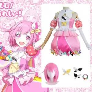 프로젝트 세 컬러풀 스테 Ootori Emu Otori 프레 의상 가발 할로윈 크리스마스 여성용 여자