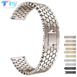 삼성 호환 갤럭시 시계 3 용 22mm 스테인레스 스틸 스트랩 Amazfit 화웨이 팔찌 45mm 밴드 기어 S3 액티브