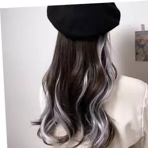 투톤 9color 헤어 피스 스트레이트 키치 옴브레 브릿