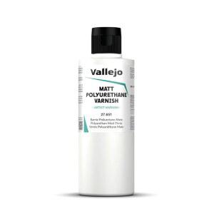 발레호 - 폴리우레탄 바니시 | 매트 마감 200ml. (6.76 fl.oz.) 뛰어난 경도와 영구성 완벽한 클리어 코트 만들기 야외 및 실내 표면에 스크래치 방지