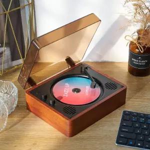 CD플레이어 턴테이블 감성 스피커 휴대용 시디플레이어 CD CDP