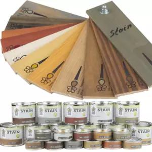 Paint Eco 천연 스테인 0.1L나무 목공 도료 가구 작업용 린시드오일 오일