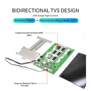 JBD 스마트 BMS 3S 4S 12V 100A LiFePo4 리튬 배터리 시동 전원 UART 히팅 시리즈 연결 JIABAIDA