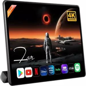 나비토 35인치 안드로이드 3 카 헤드레스트 모니터 뒷좌석용 4G+64G 4K TV 마이카 링크 보호자 제어 HDMI