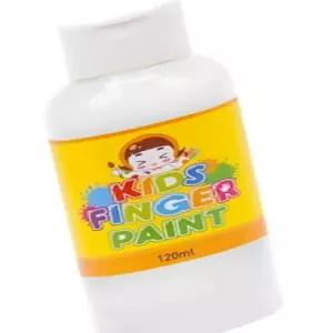 핑거페인트 120ml 흰색 미술놀이 워셔블물감 페이스페인팅 유아 촉감 엄마표