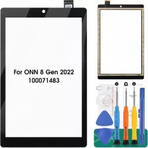 ONN용 2022년 8세대 0007483 8인치 태블릿 디지저 교체 터치스크린 2022 센서 블랙 LCD 디스플레이 없음