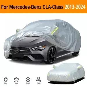 90T 자동차 커버 보호 메르세데스벤츠 CLA 클래스 2032024 용 선 스크린 단열 먼지 외장 액세서리