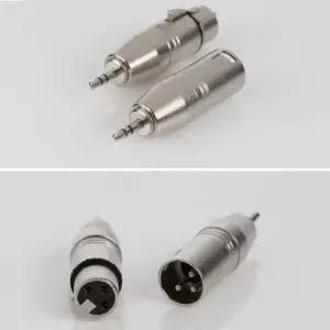 XLR 수 암 단자 3.5 스테레오 변환 젠더 커넥터 어댑터 잭캐논 TO35 XLR35