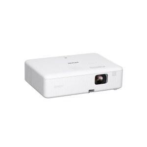 Epson EpiqVision Flex CO-W01 휴대용 프로젝터 3칩 3LCD, 와이드스크린, 3000루멘 색상/화이트 밝기, 5W 스피커, 300인치 홈 엔터테인먼트 및 작업, 스트리밍 준비 완료
