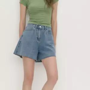 데님 숏팬츠 여성 내추럴컷팅 코튼 와이드