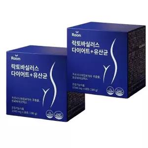 4주 플랜 정품 듀얼 기능성 다이어트 레몬맛 유산균 식약청인증 2개 180g 선물세트 추석 명절 모임 시댁 설