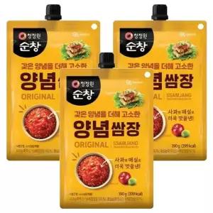 (1+2) 청정원순창 양념쌈장 190g 3개 3Set