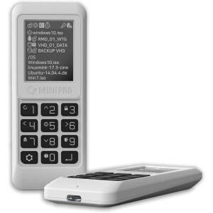iodd MINI Pro 외장 암호화 SSD 1 AES256-XTS 부팅 차단 VMDK) 하드웨어 3.1 VHD, Gen ODD/HDD 한국산 (512GB) (ISO, (76자리) - 가능한 가상 쓰기 USB-C