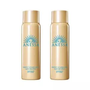 수분보충 NEW 아넷사 퍼펙트 UV 선스크린 스킨케어 스프레이 NA 60g 2개