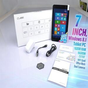 1GDDR RAM 16GB ROM 7인치 윈도우 8.1 태블릿 PC 시스템 Z3735f WIFI 쿼드 코어 사무용 WIFI 듀얼 카메라