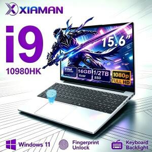 샤오미 15.6인치 인텔 코어 i9 10980HK 노트북 컴퓨터 윈도우 11 프로 16GB 램 1TB/2TB SSD 노트북 PC 신형