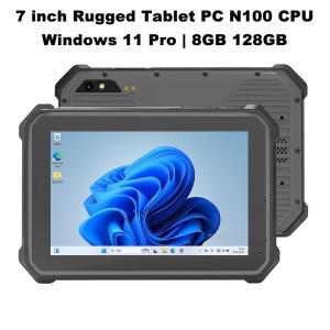 견고한 산업용 태블릿 윈도우 11 프로 인텔 N100 8GB 램 128GB SSD IP67 방수 500니트 고휘도 IPS WiFi 6 B