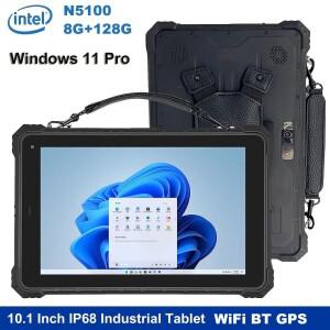 2026 오리지널 산업용 러기드 윈도우 11 태블릿 PC 인텔 N5100 8G 램 128G 롬 IP68 방수 RS232 RJ45 2D 바