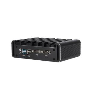 팬리스 산업용 미니 인텔 N100 2XRTL8111H 2XRS232 PC 2XHD LAN