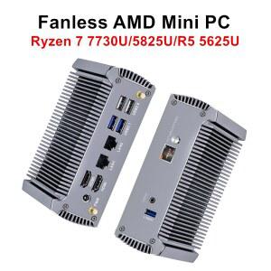 탑톤 FU02 팬리스 라이젠 7730U 5600U 베어본 4950U PC AMD 미니