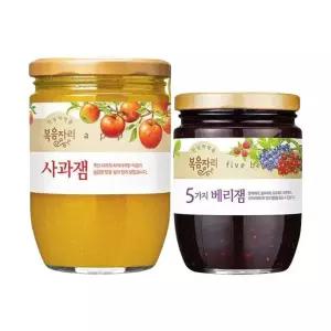 복음자리 사과잼 620g +5가지 베리잼 350g