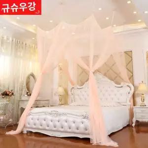프레임 퀸사이즈 엔틱 프렌치 패브릭 침대