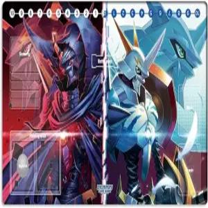 Mlikemat 새로운 DTCG 듀얼 플레이매트 디지몬 디아보로몬 트레이딩 카드 게임 TCG CCG 패드 무료 가방