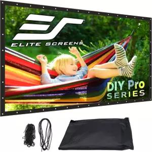엘리트 스크린 DIY 실내 실외 휴대용 프로젝터 PVC 160인치 169 8K 4K 울트라 HD 3D 영화관 시네마