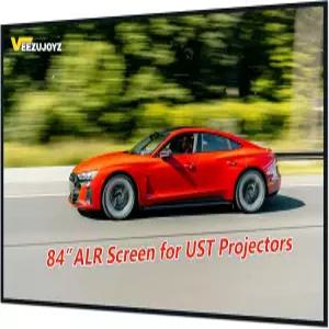 UST 프로젝터용 VeezuJoyz 84인치 VJBW3 ALR 화면 고정 프레임 월 마운트 프로젝션 169 4K/8K UHD 3D