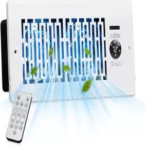 4인치 x 0인치 구용 MOCTQVD 스마트 레지스터 부스터 팬 온도 조절기 제어로 난방/냉방 개선 바닥 또는 벽