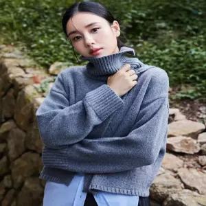 FW 울터틀 케이프 슬릿 풀오버