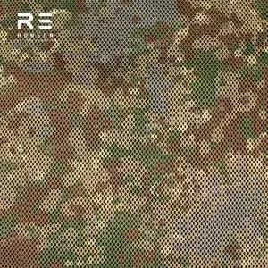 독일 MULTITARN 위장 프린트 230gsm 00 폴리에스터 메쉬 니트 트리코트 메모리 패브릭 야외 가방 내구성
