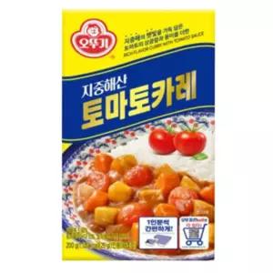 루리노트 오뚜기 토마토 고형 고체 카레 200g 4개 간단한한끼