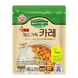루리점빵 오뚜기 비건 채소 카레 200g 5개 간편요리 덮밥소스
