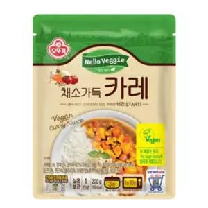 루리노트 오뚜기 비건 채소 카레 200g 5개 간편식 덮밥소스 카레소스