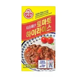 해들일샵 지중해산 토마토 하이라이스 고형 200g 4개 토마토카레 즉석요리 하이라이스고형