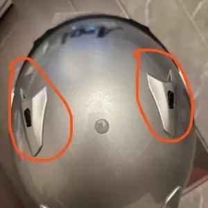 코다스킨 모터사이클 헬멧 에어벤트 커버 ARAI MZF MZG 그레이용 프론트 스트리트 액세서리