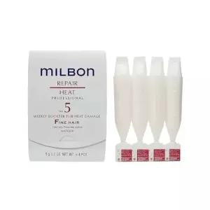 MILBON 홈케어 클리닉 가는모발 홈케어 글로벌 클리닉 모발 극손상 히트 부스터 리페어 밀본 9g
