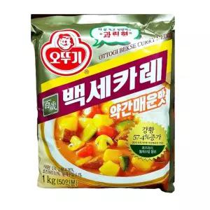 DR 오뚜기 백세 카레 약간매운맛 1kgg 10개 카레소스