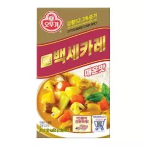 무아점빵 매운카레 백세카레 고형 매운맛 200gX4개