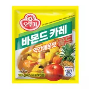 무아점빵 카레가루 밥소스 바몬드 카레 골드 약간매운맛 100gx2개