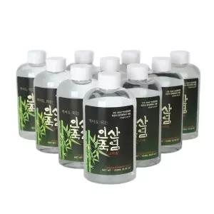 인산죽염 먹어도 되는 죽염 250mlx10개 물죽염 죽염3 정제수 75