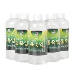 인산물죽염 300mlx5개 죽염 25 정제수 75