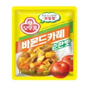 누상점 밥소스 간편식 커리파우더 바몬드 카레 순한맛 1kg