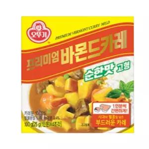 루리노트 바몬드 고형 카레 순한맛 100gx3개 오뚜기바몬드카레 간편요리