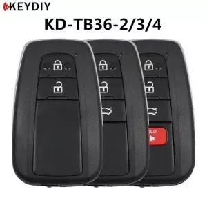 범용 KEYDIY 스마트 키 리모컨 토요타 코롤라 R4 캠리 렉서스 자동차 8A 트랜스폰더 칩 KD TB362/3/4