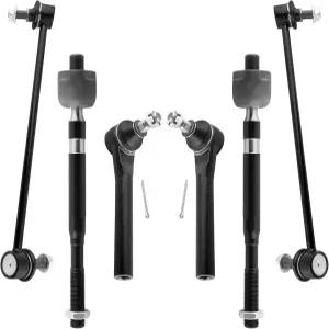 BOXI 6pc 전면 서스펜션 키트 로드 엔드 스웨이 바를 장착한 닛산 무라노 20032004 / ES80624 K80255 K8025