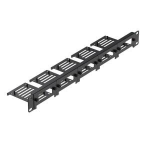 UCTRONICES 19인치 1U 탄소강 라즈베리 파이 랙 마운트, 최대 5개의 5/4B/3B+ 보드, 탈착식 전면 브래킷, 2.5인치 SSD와 호환 가능